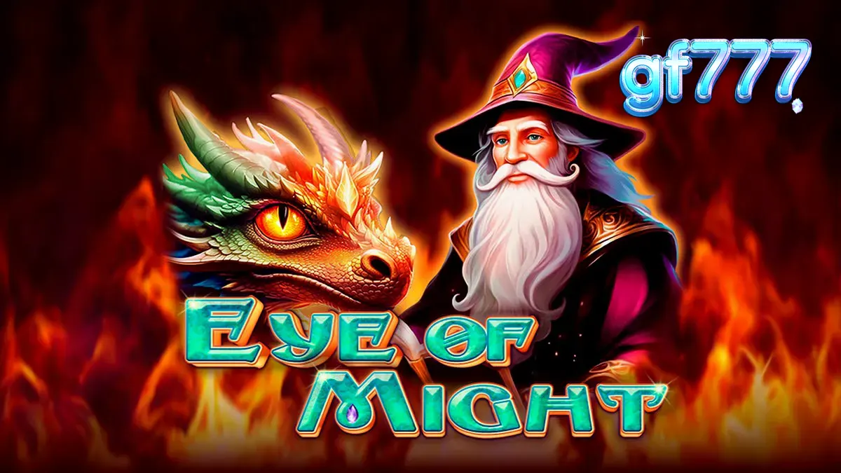 Tampilan visual slot Eye of Might dengan tema fantasi.